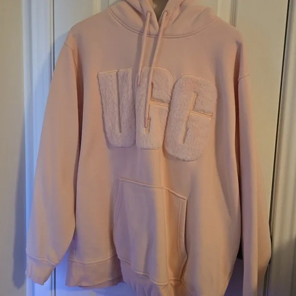 UGG Women's Soft Pink Hoodie - Picture 1 of 3